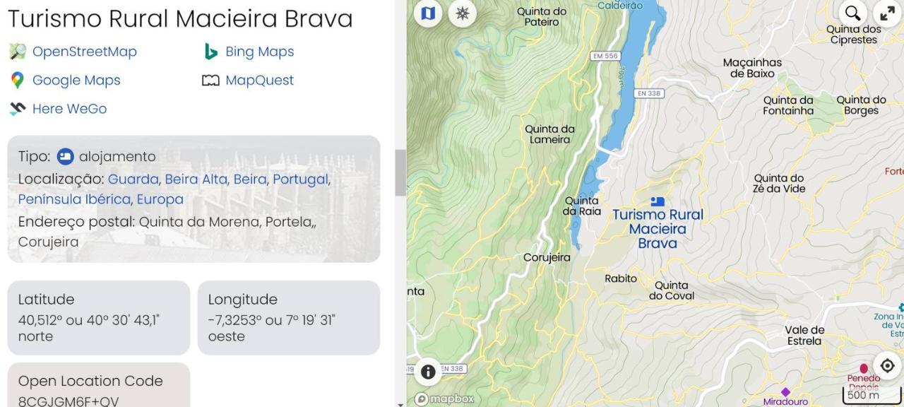Turismo Rural Macieira Brava Guarda Exterior photo